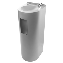 Campus Drinking Fountain with Bottle Filling Station